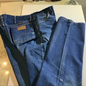 WRANGLER JEANS BLUE 38/36 TALL